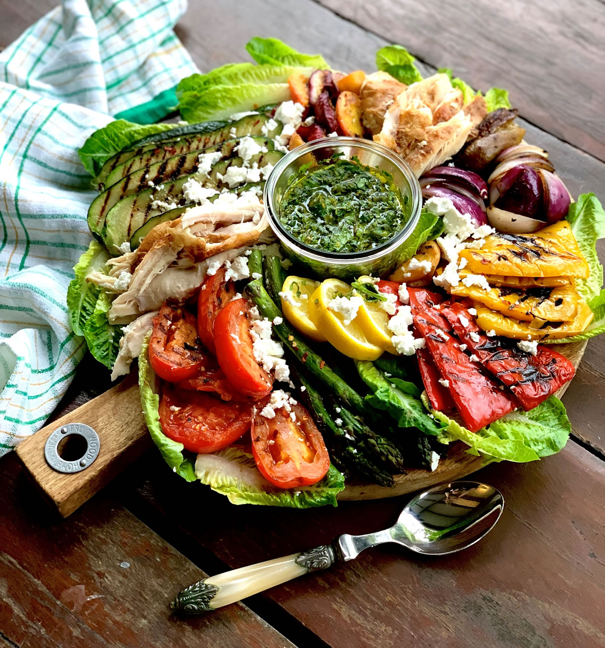 Recipe Ode To Summer Grilled Salad Board