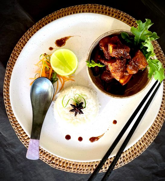 Recipe Pork Belly With Mandarin Peel Miso And Mirin Reduction02